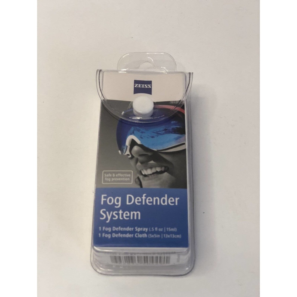 2 Pk. ZEISS Fog Defender System, Anti-Fog Solution Kit for Eye Glasses NEW